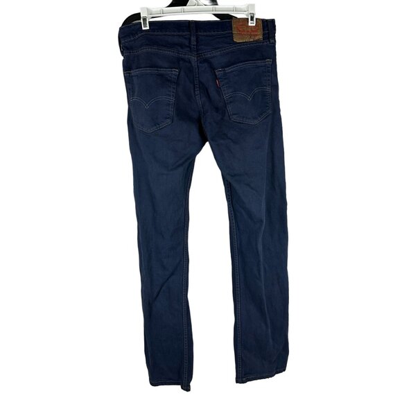 Levis 514 Blue Denim Jeans Mens Size 33 x 32 - Picture 3 of 8